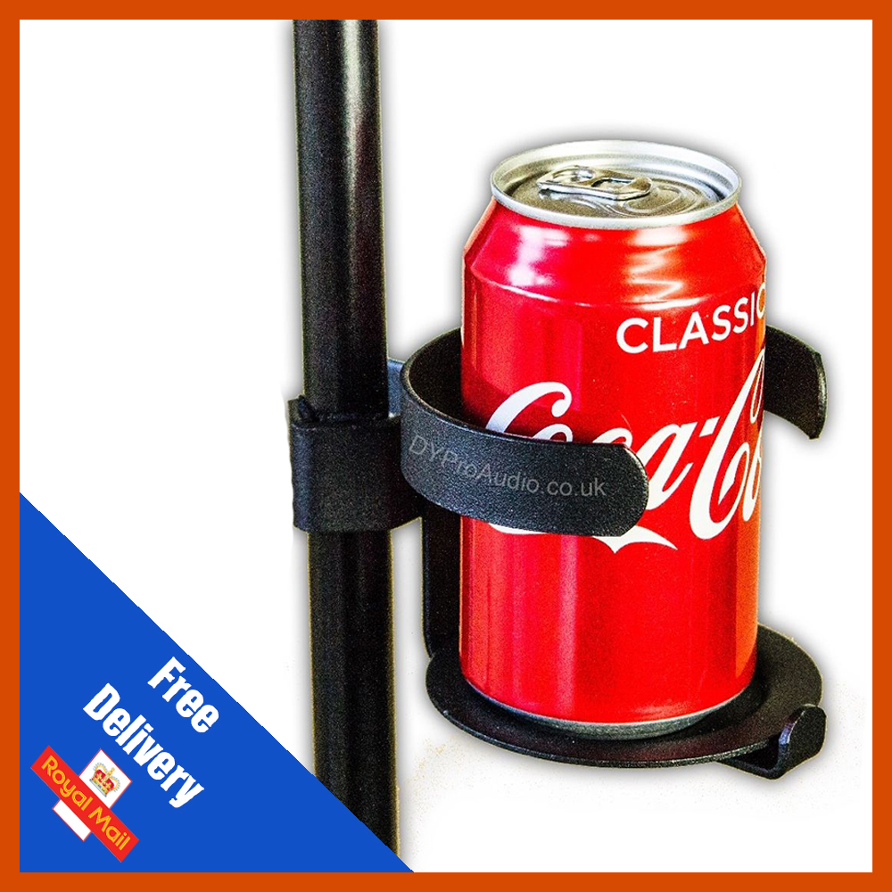 Drinks Holder Metal Pint Glass holder for Microphone/Mic Stand Live